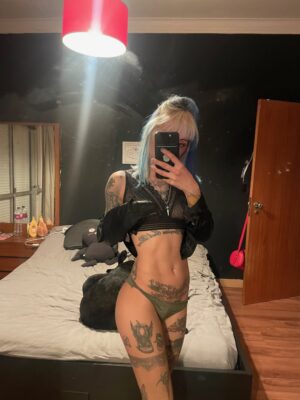 Glittergrønt undertøj