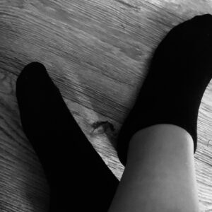 Getragene Slips, Socken und Nylon Strumpfhosen