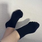 Getragene Socken