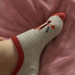 Getragene Kindersocken