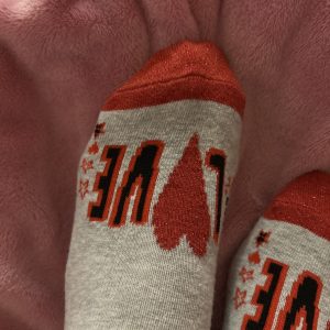 Getragene Kindersocken