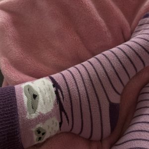 Getragene Kindersocken