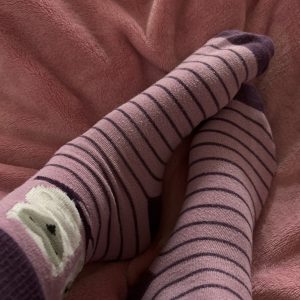 Getragene Kindersocken
