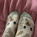 Getragene Kindersocken
