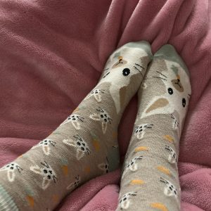 Getragene Kindersocken