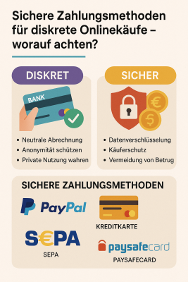Sichere Zahlungsmethoden für diskrete Onlinekäufe – worauf achten