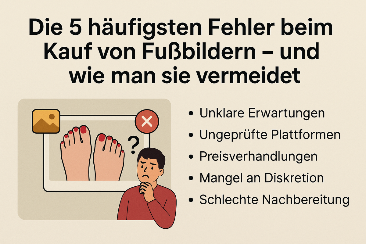 Die 5 häufigsten Fehler beim Kauf von Fußbildern – und wie man sie vermeidet