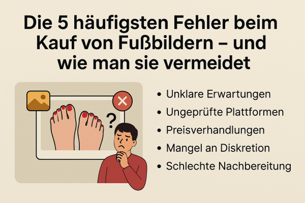 Die 5 häufigsten Fehler beim Kauf von Fußbildern – und wie man sie vermeidet