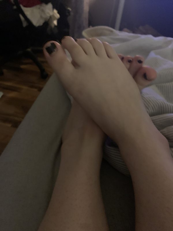 Fußbilder und Socken