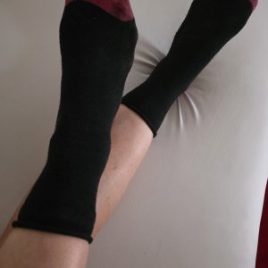 Getragene Socken
