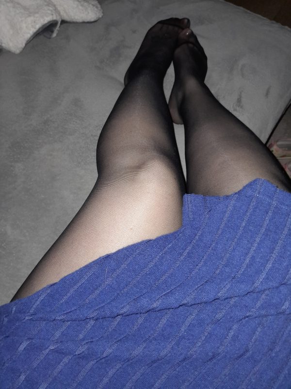 Nylons, Füße, Krankenschwester in der Freizeit