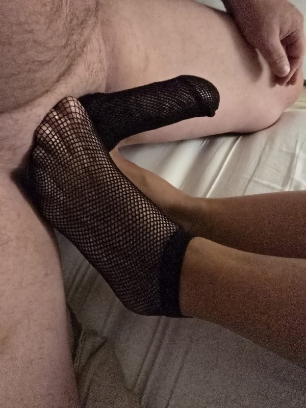 Meine Socken beim Footjob benutzt