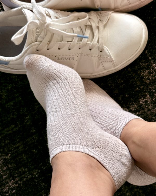 Socken nach einem langen warmen Tag
