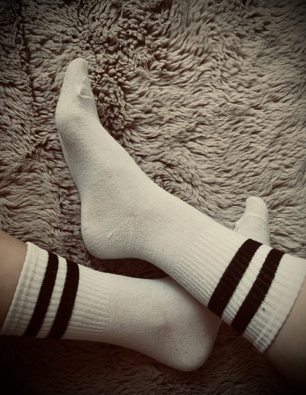 Getragene Socken