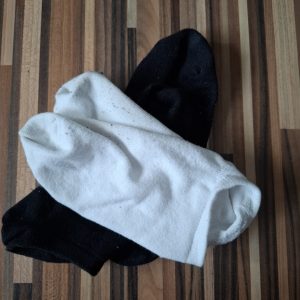 Getragene socken