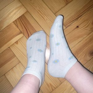 Getragene Socken