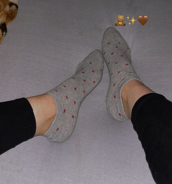 Getragene Socken