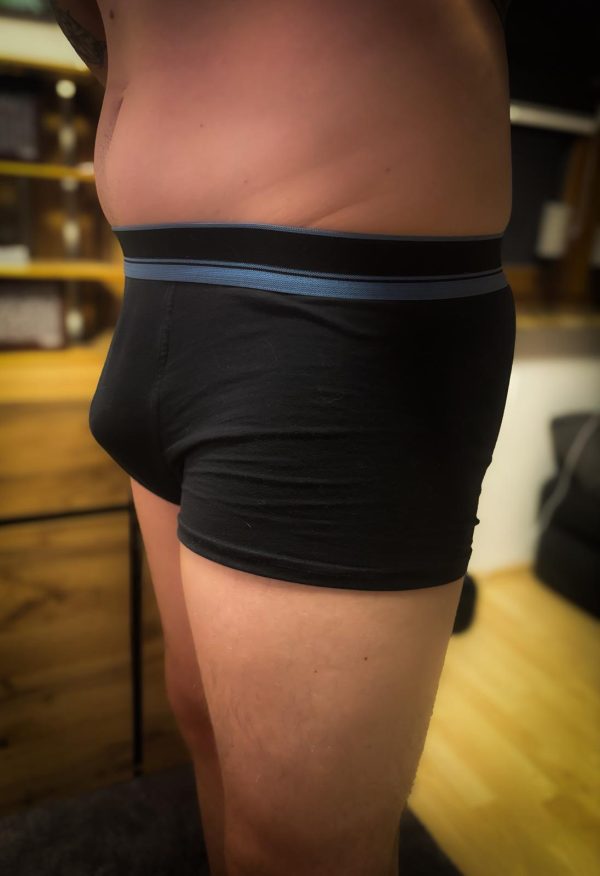 Heiße Boxershorts getragen.