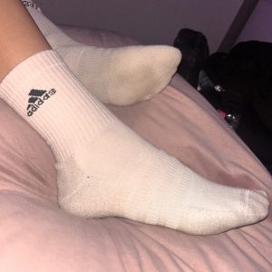 Getragene Socken