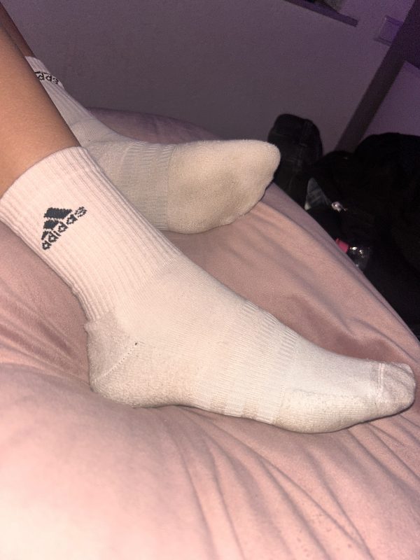 Getragene Socken