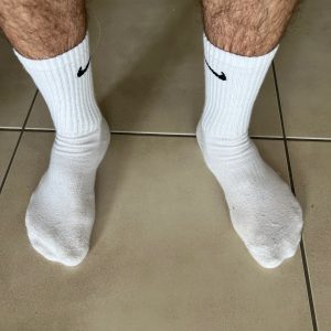 Getragene Socken