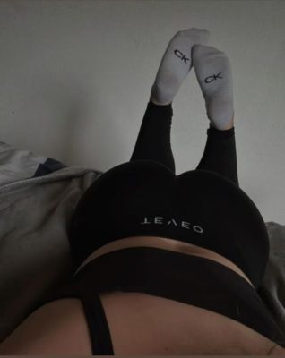 Getragene Socken