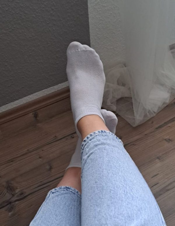 Getragene Socken