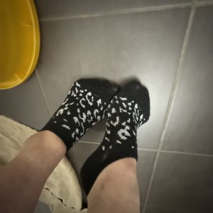 Sneakersocken - Getragen