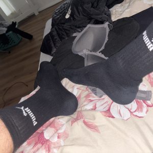 Geile durchgeschwitzte Sportsocken