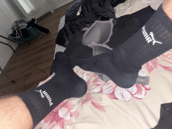 Geile durchgeschwitzte Sportsocken