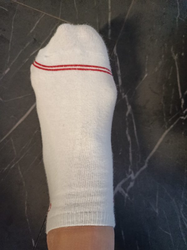 Getragene Socken