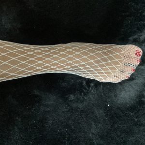 Netzstüpfe in unschuldigem weiß