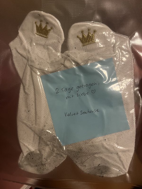 Getragene Socken