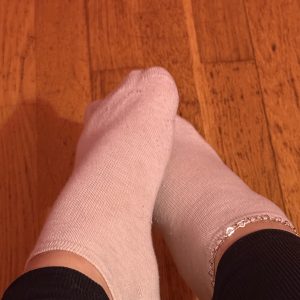Getragene Socken