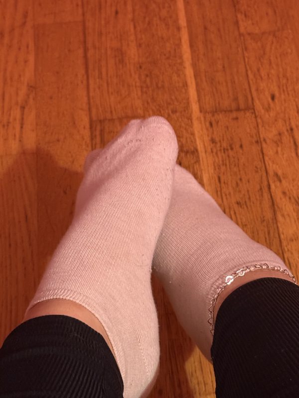 Getragene Socken