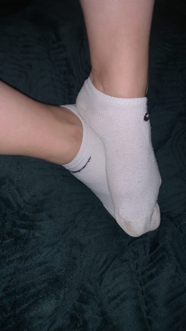 Getragene Nike Socken