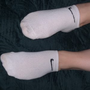 Getragene Nike Socken