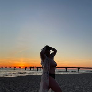 Sexy Foto Sonnenuntergang
