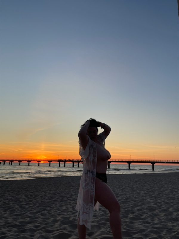 Sexy Foto Sonnenuntergang