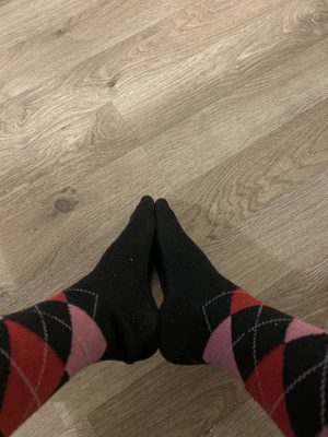 Tage lange getragene Strümpfe