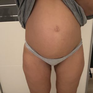 Tanga grau - schwangeren Bonus