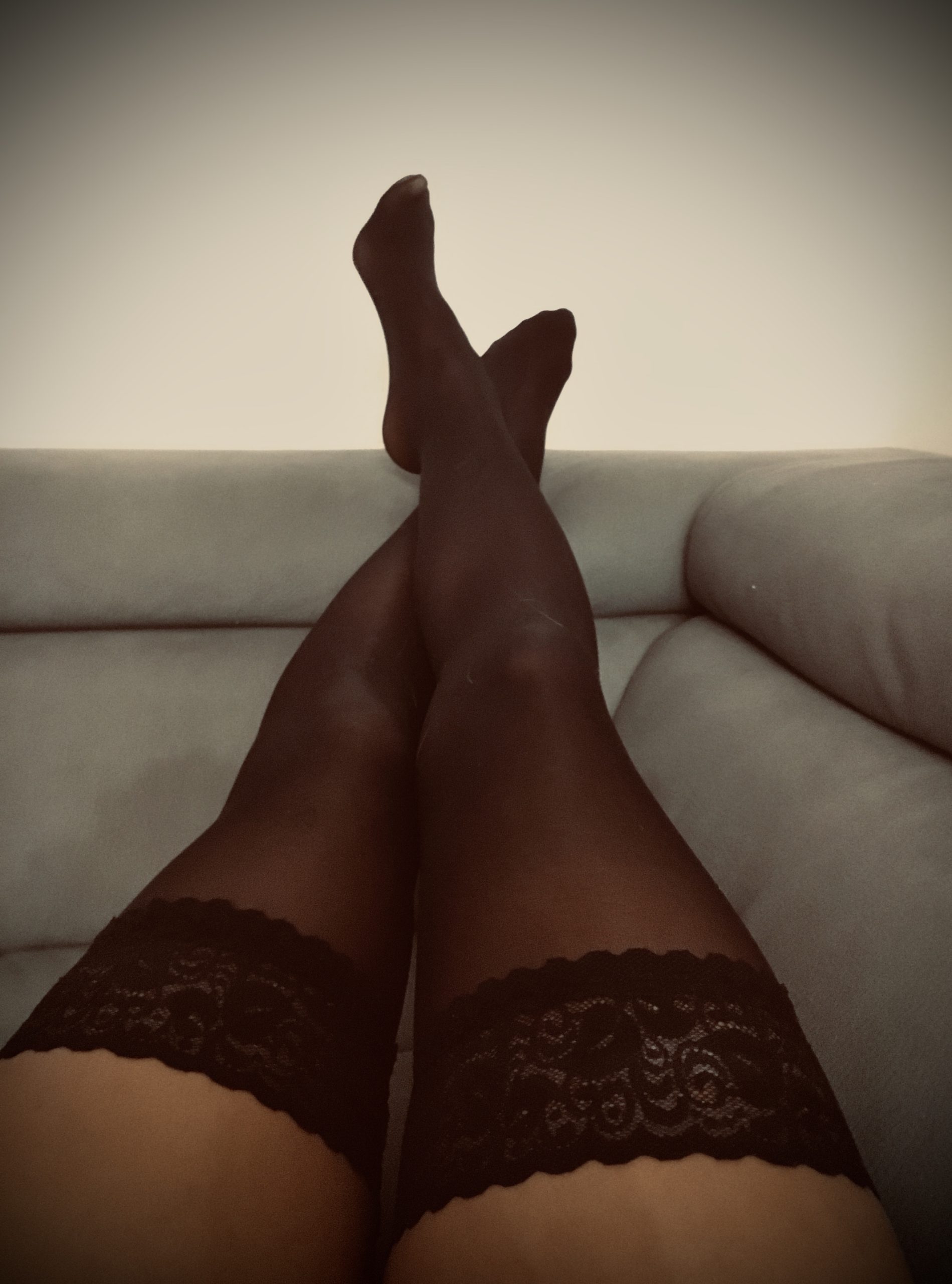 Meine getragenen Nylonstrümpfe