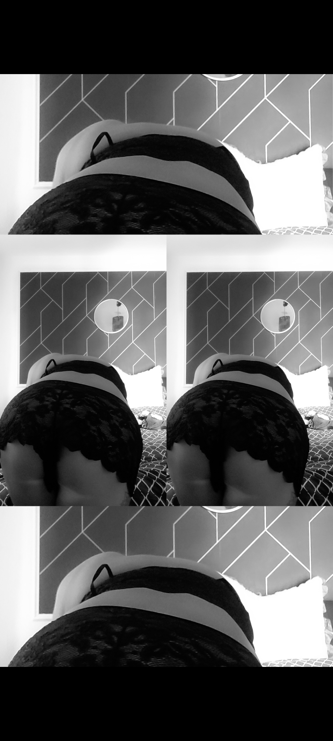 Getragene Slips, strümpfe und BH's