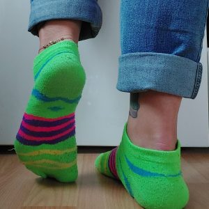 Getragene strümpfe und BH's