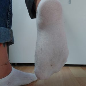 Getragene strümpfe und BH's