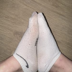 Getragene Socken