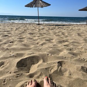 Sexy Strand Fußfotos