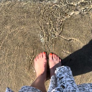 Sexy Strand Fußfotos