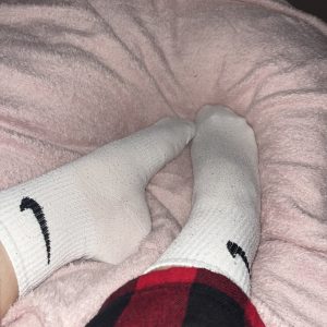 Aktiv & sexy – getragene Sport-Socken