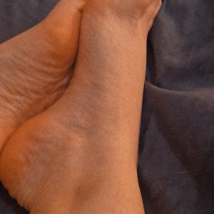 Sexy grüne Zehennägel